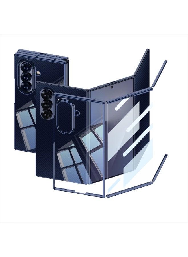 CATANES حافظة قابلة للطي مع قاعدة دعم لهاتف سامسونج جالاكسي Z TriFold – نسيج قماشي، مضادة للصدمات وحماية للكاميرا، سوداء - Image 1